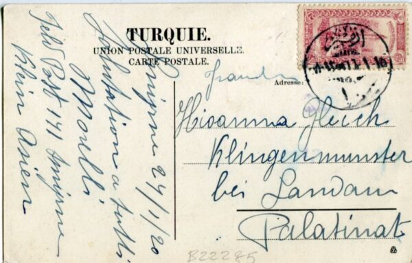 1920 Turkey Izmir 10 to Germany