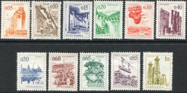 1966 Yugoslavia Pictorials Set **