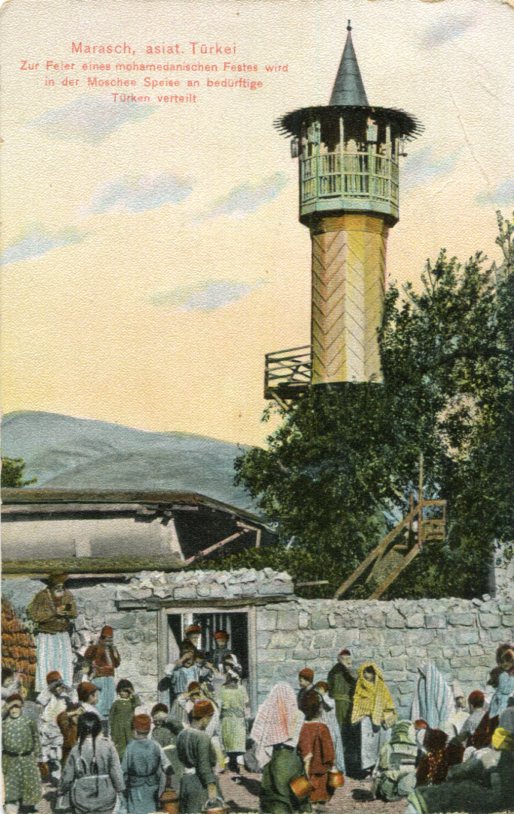 1917 Turkey Maras Postcard used in Germany