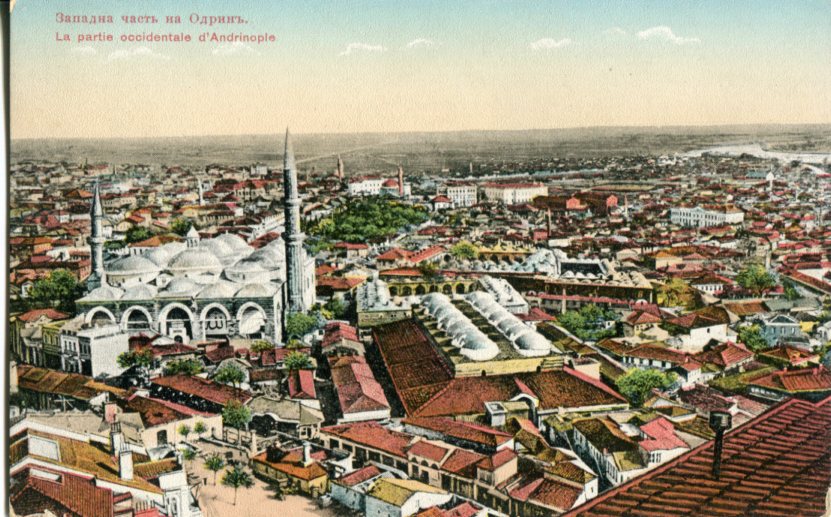 Turkey Edirne View Postcard
