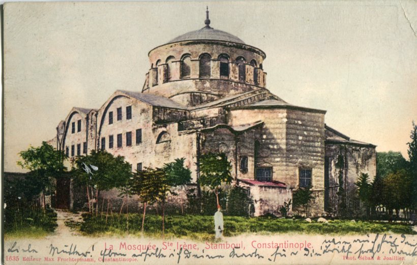1910 Turkey Istanbul Hagia Irene Mosque