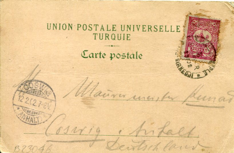 Turkey Istanbul Illuminated 1902 to Germany ed Keil - Image 2