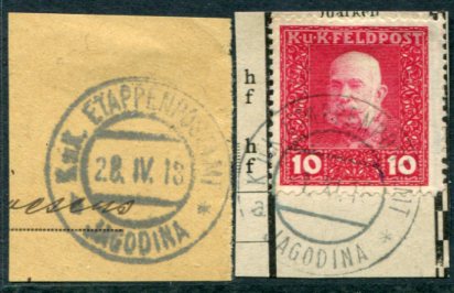 1918 Serbia Jagodina on Austria Occ