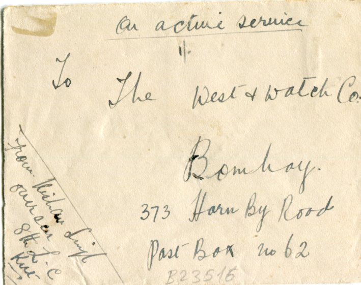 1920 Iraq Kut Camp to Bombay - Image 2