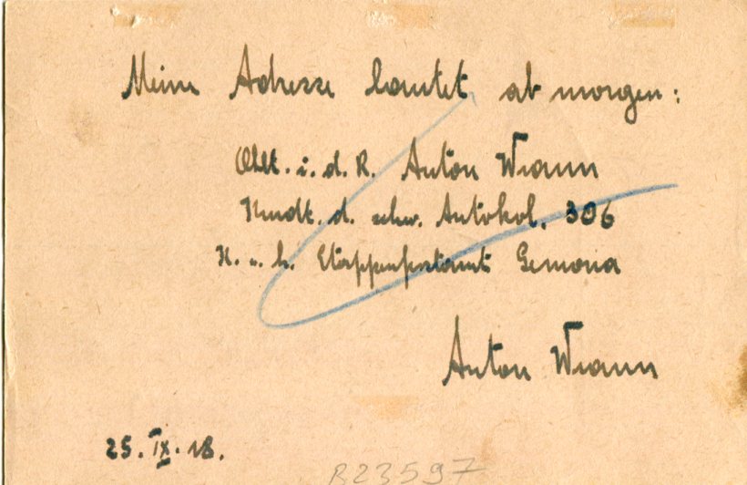 1918 Austria Occ Italy GEMONA to Graz - Image 2