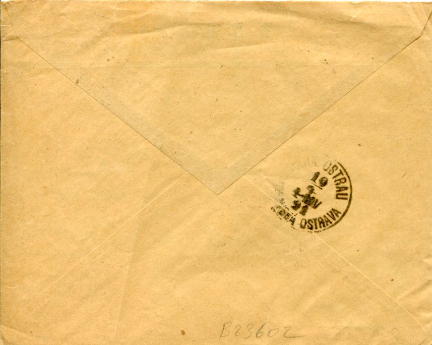 1891 Austria Levant Istanbul to Moravska Ostrava - Image 2