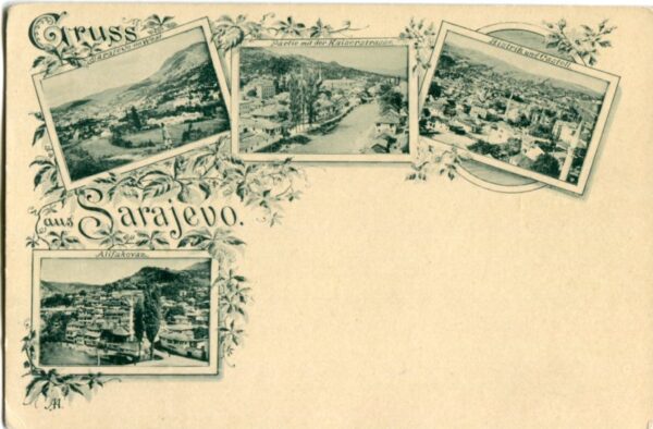 Bosnia Sarajevo Gruss Aus Postcard