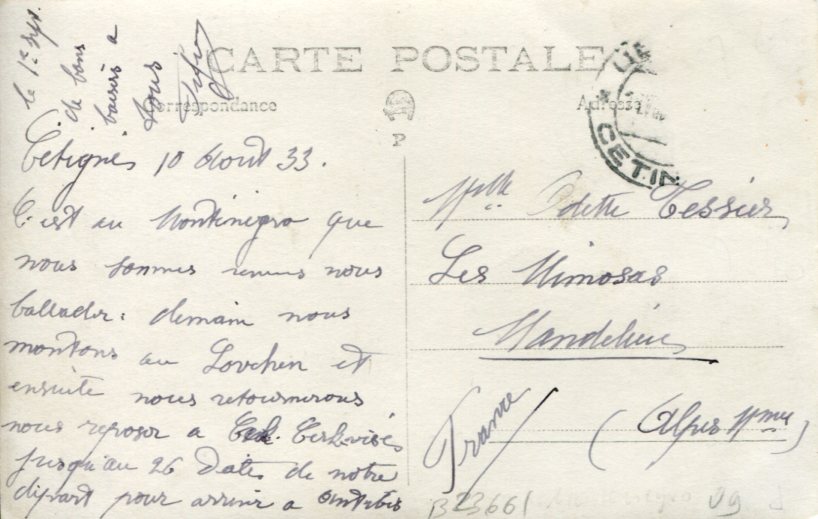 Montenegro Cetinje Photocard - Image 2