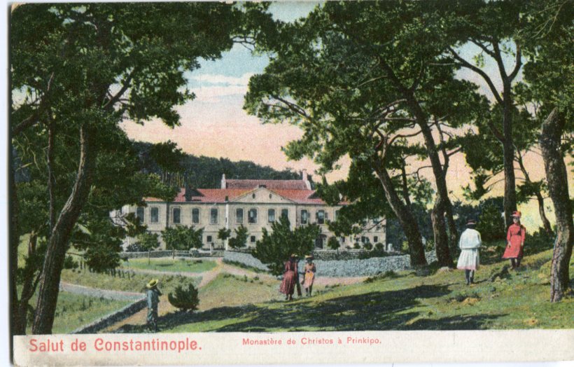 Turkey Prinkipo Christos Monastery Postcard