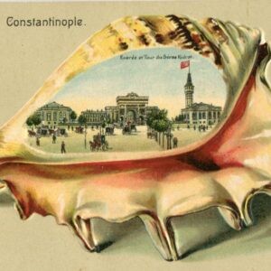 Turkey Istanbul Embossed Postcard