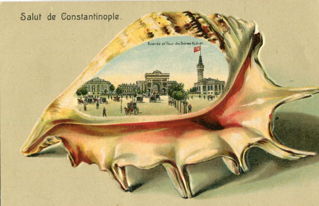 Turkey Istanbul Embossed Postcard