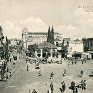 Lebanon Beirut Martyrs' Square Postcard