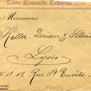 1905 Persia Teheran to Lyon Commercial