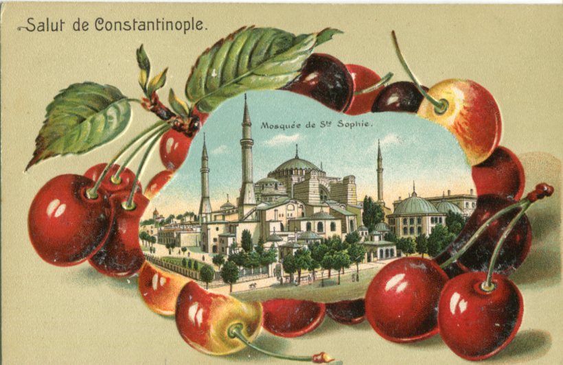 Turkey Istanbul St Sophia Mosque Embossed