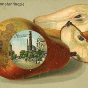 Turkey Istanbul Constantin Column Embossed