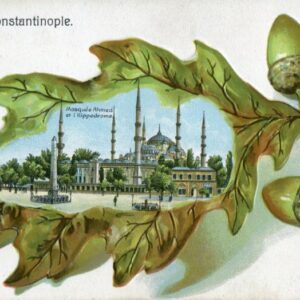 Turkey Istanbul Ahmed Mosque Hippodrome Embossed