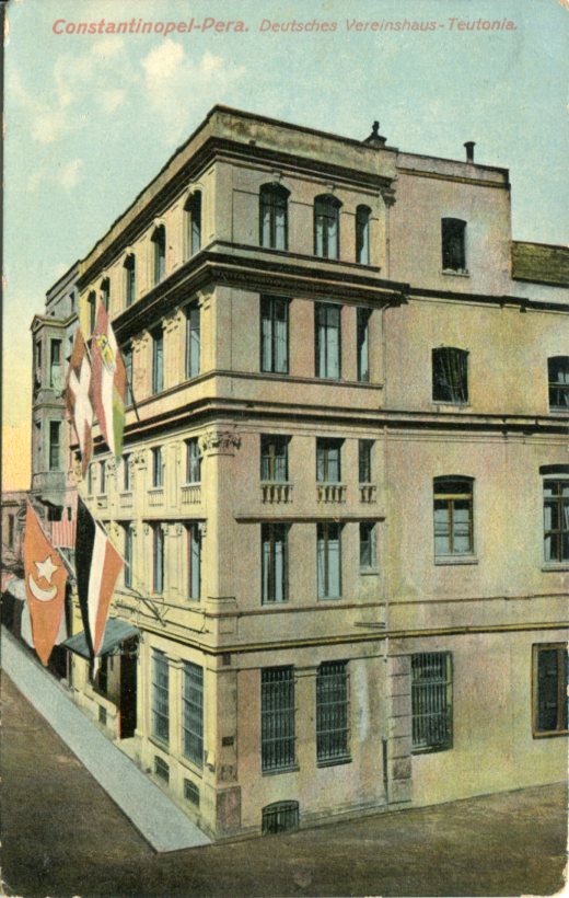 Turkey Istanbul German Clubhouse Postcard