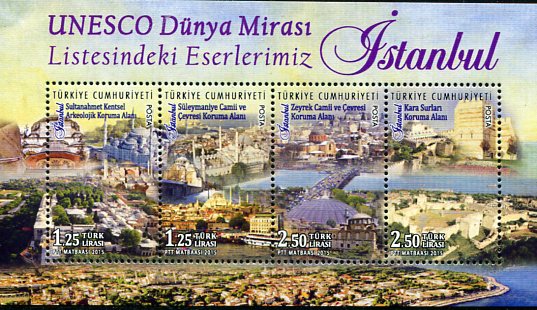 2015 Turkey UNESCO World Heritage Istanbul Block **
