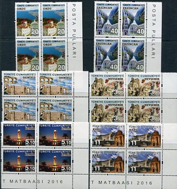 2016 Turkey Tourism Definitive B4 Set **