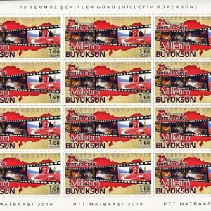 2016 Turkey Martyr's Day Sheet **