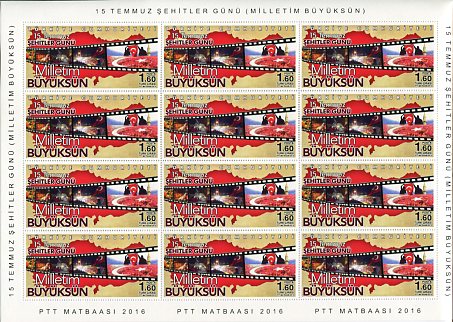 2016 Turkey Martyr's Day Sheet **