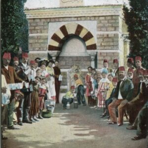 1914 Turkey Çengelköy Fountain