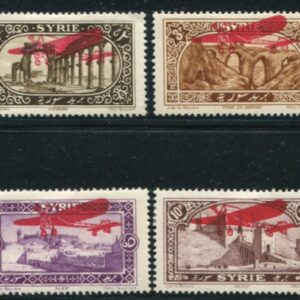 1925 Syria Aeroplane opt Airmail Set *