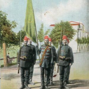 Turkey Ottoman Soldiers and Flag ed R & K.L.