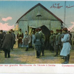 Turkey Military Manoeuvres Postcard ed FAC