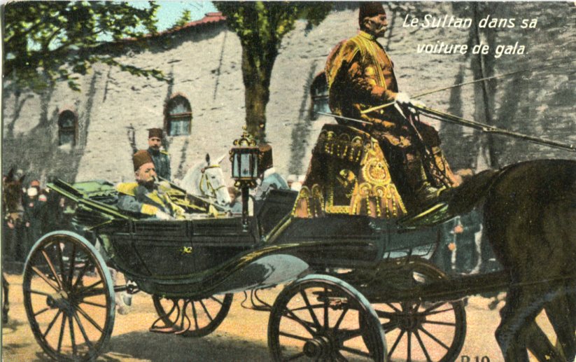 Turkey Sultan on Horse Carriage ed Fruchtermann