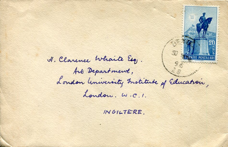 1948 Turkey 20k Republic Anniversary to England