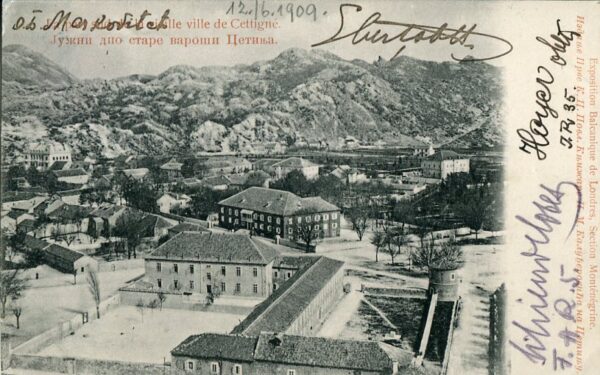 1909 Montenegro Cetinje Postcard