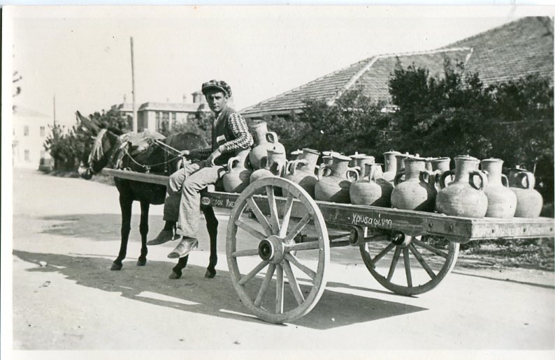 Cyprus Donkey Cart Clay Pot Seller