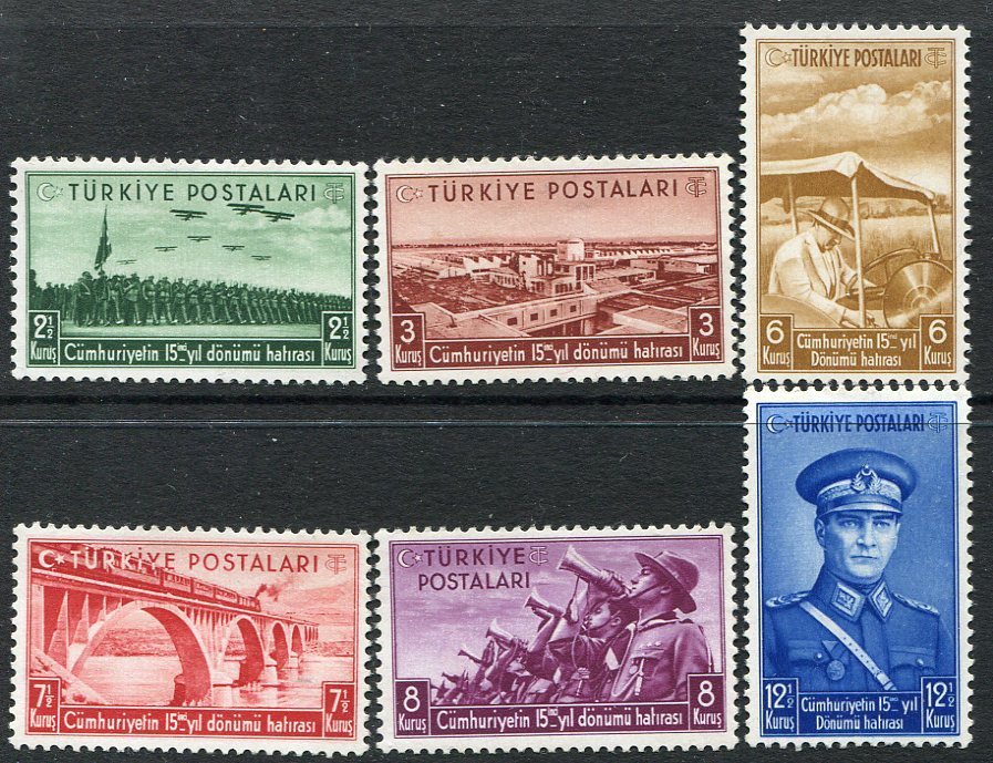 1938 Turkey Republic Anniversary **