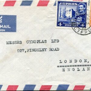 1955 Cyprus Limassol to London