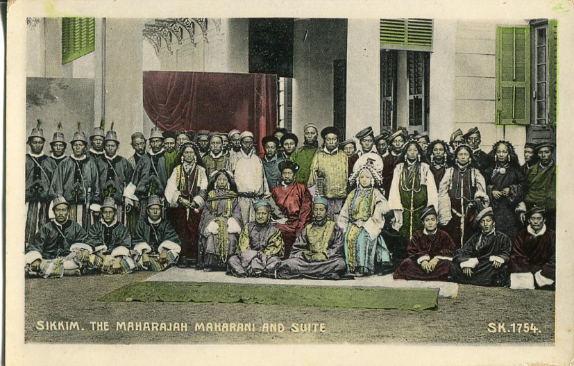 India Sikkim Maharajah Maharani