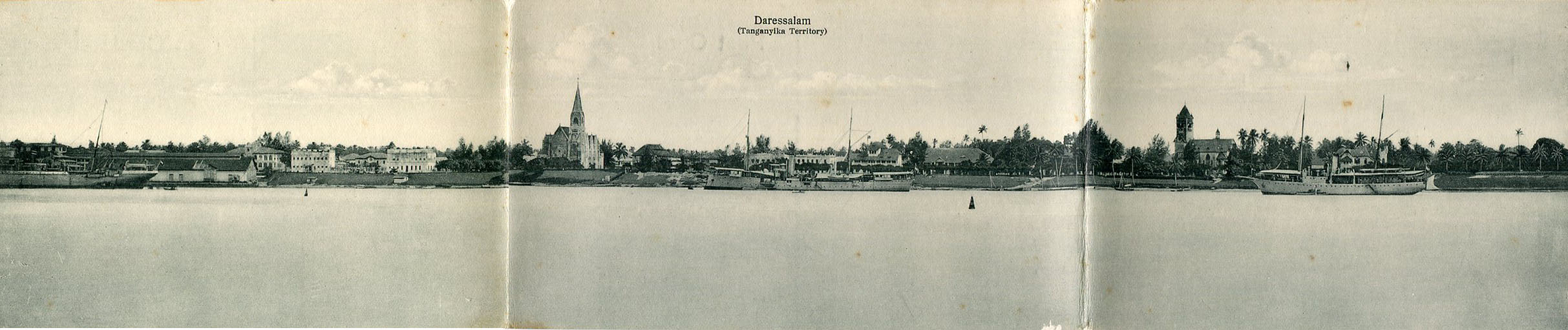 Tanzania Dar Es Salaam 3 Part Panorama ed Fernandes