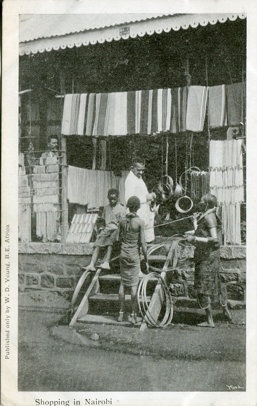 Kenya Nairobi Shopping from Natives ed Young BalkanPhila