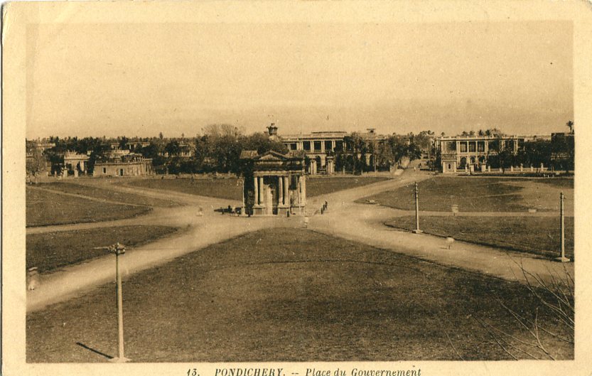India Pondichery Government Square ed Babilonne