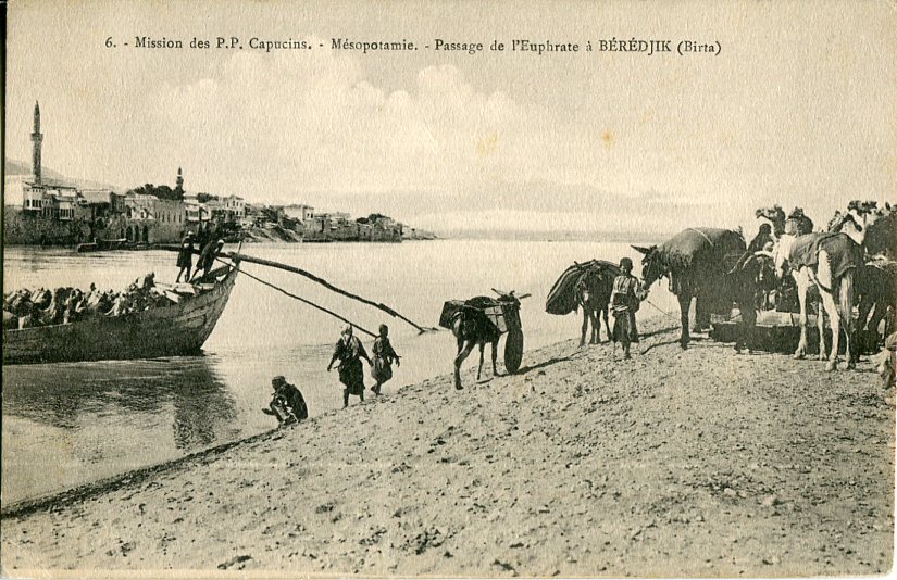 Turkey Birecik Capuchin Missionaries Postcard