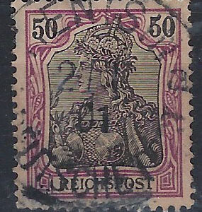 1901 China Tientsin German PO 50pf
