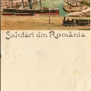 Romania Galati Harbour Ship Train