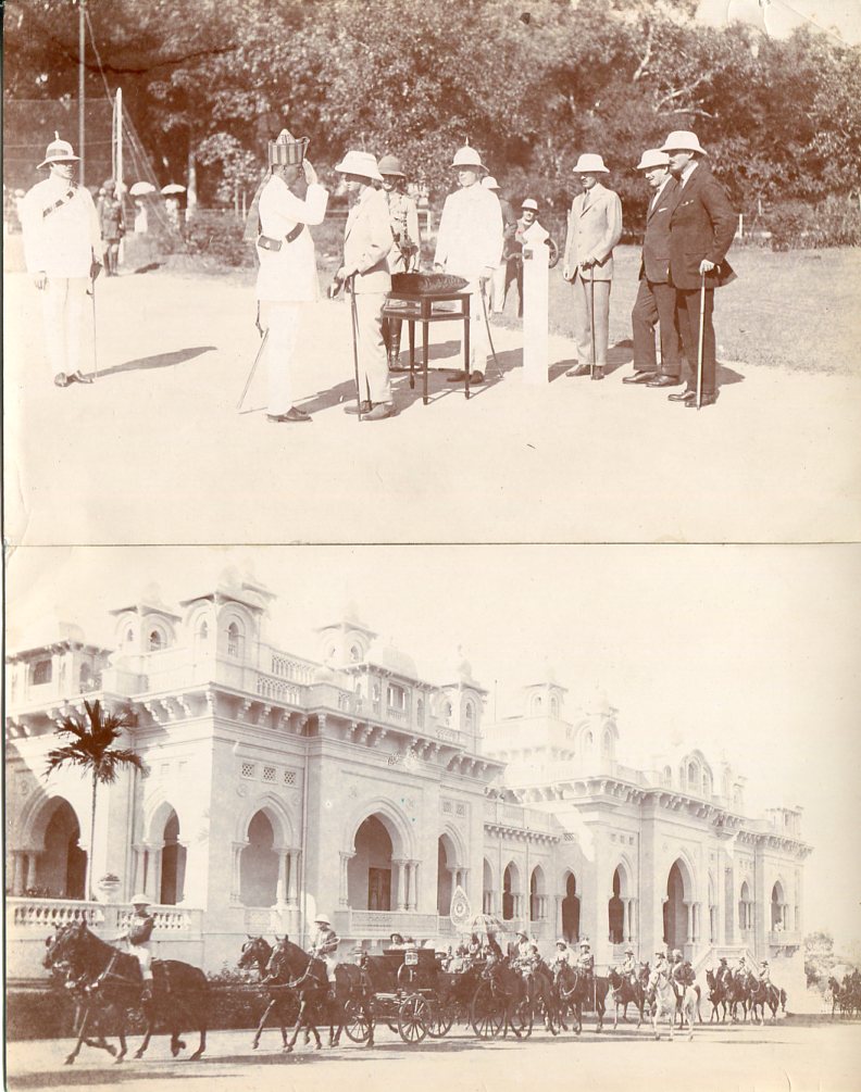 1921 Hyderabad Prince of Wales Edward Visit 2 Photos