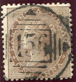 1865 Burma Rangoon B156 on India 1a