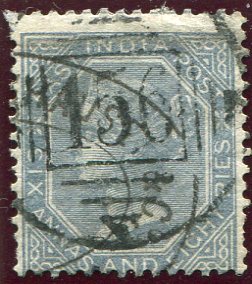 1867 Burma Rangoon B156 on India 6a8p
