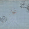 1867 Germany Baden 3Kr and 6Kr Entire to France - Image 2
