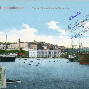 Turkey Admiralty Golden Horn 1908 to London