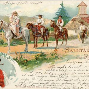 Romania Folklore 1898 Postcard to Venice ed Storck Müller