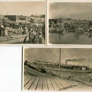Iraq Basra Boats Steamers 3 Photographs