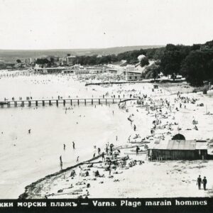 Bulgaria Varna Beach aerial photocard